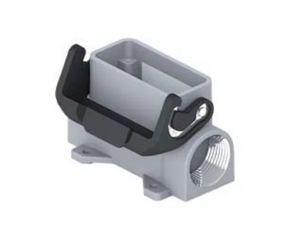 surface mounting housing, size 49.16, IL-BRID alu, 1 lever, 2xM25 side