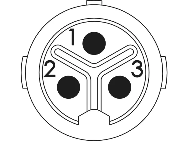 3-pole (3 x 2 mm)