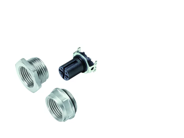 Female panel mount connector