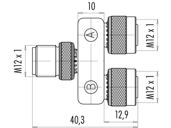 Twin distributor
