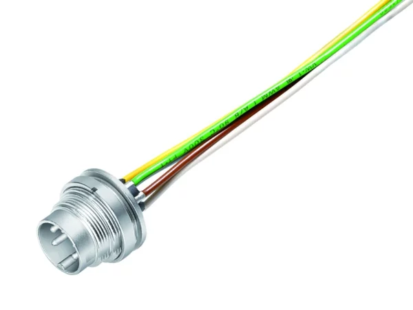 Male panel mount connector