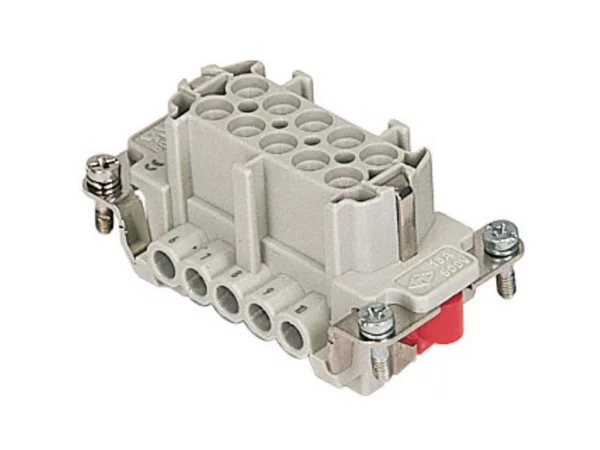 female insert, size 57.27, 3+2p+PE, screw, 16A, 830V