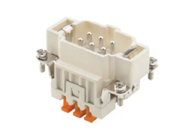 male insert, size 44.27, 6p+PE, silver, SQUICH, 16A, 500V