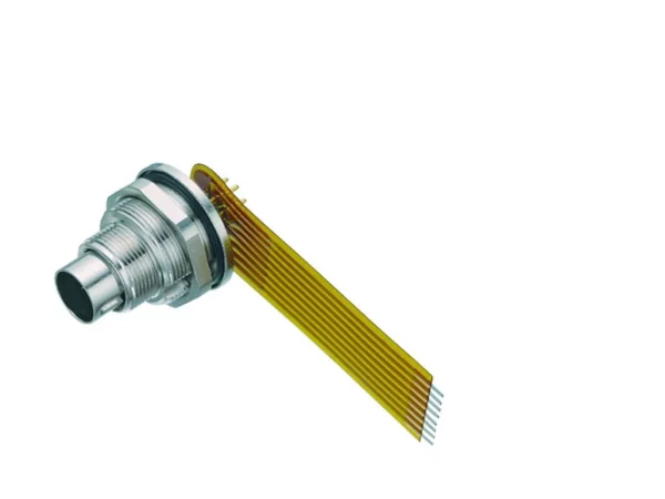 Male panel mount connector