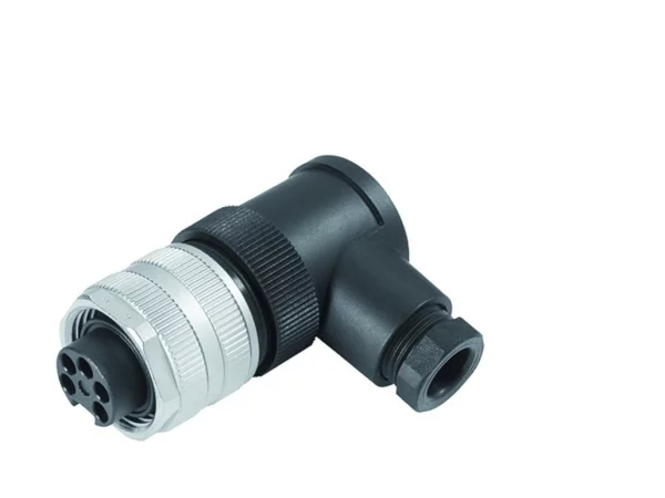 Female angled connector