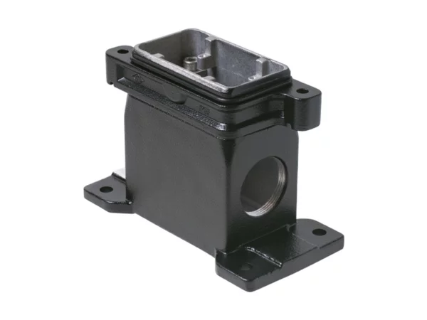 surface mounting housing, size 104.27, IP68 alu, screw locking, 1xM40 side