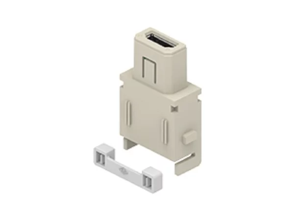 female insert, MIXO, 1MU, for HDMI patch cable CW 2 MIAF, type A