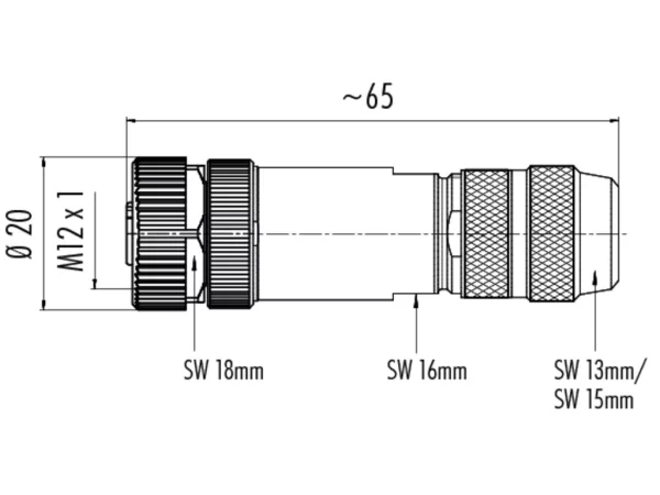 Female cable connector