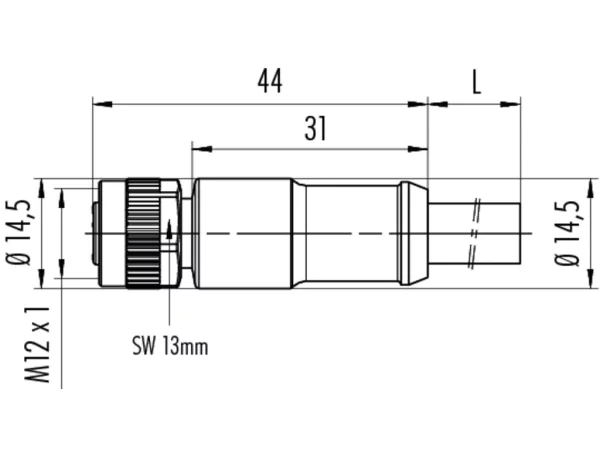 Female cable connector