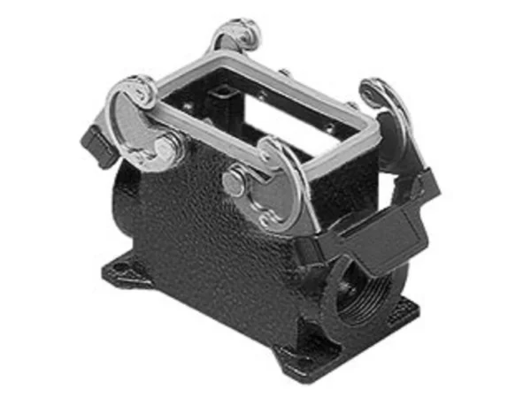 surface mounting housing, high, size 57.27, W-TYPE alu, 2 levers, 1xM32 side