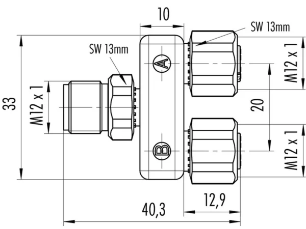 Twin distributor