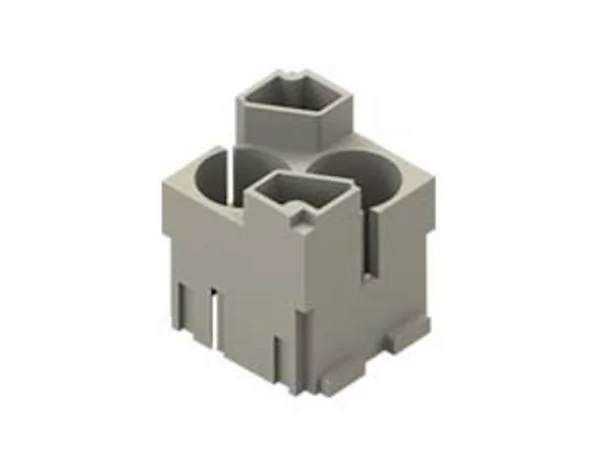 adaptor, MIXO, 2MU, crimp, for 2xBUS or 2xCOAX male