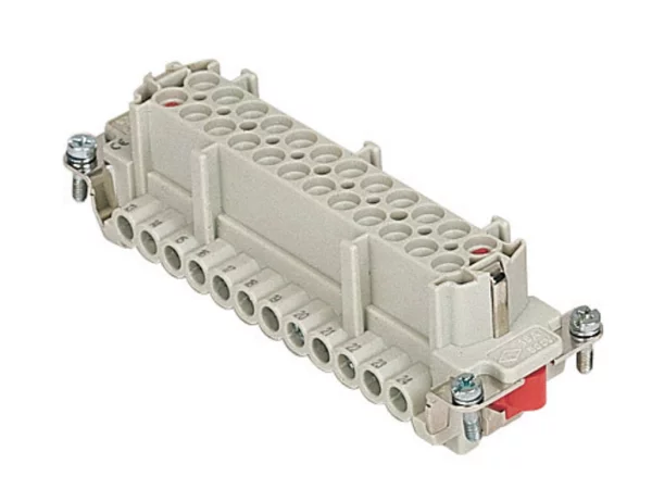 female insert, size 104.27, 10+2p+PE, screw, 16A, 830V