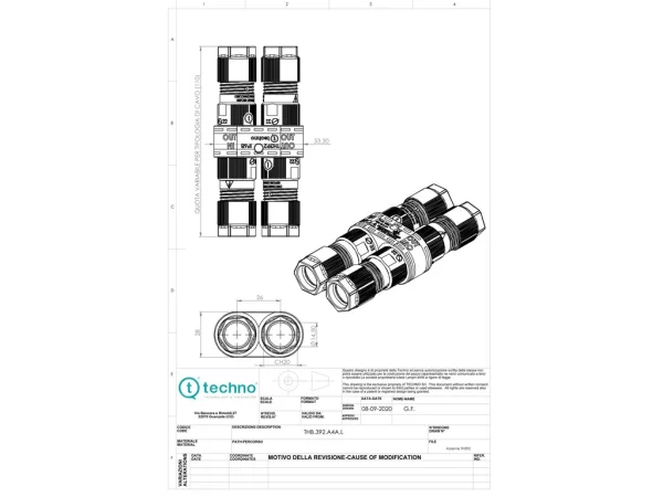 Junction connector, H