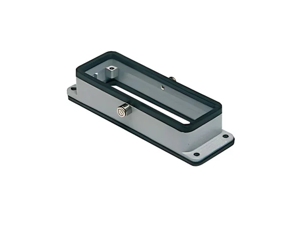 bulkhead mounting housing, size 77.27, central lever alu, 2 pegs