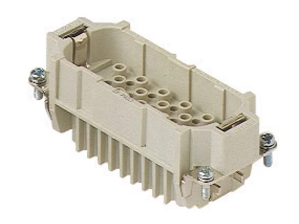 male insert, size 77.27, 40p+PE, crimp, 10A, 250V