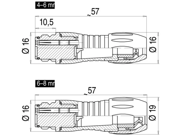 Female cable connector