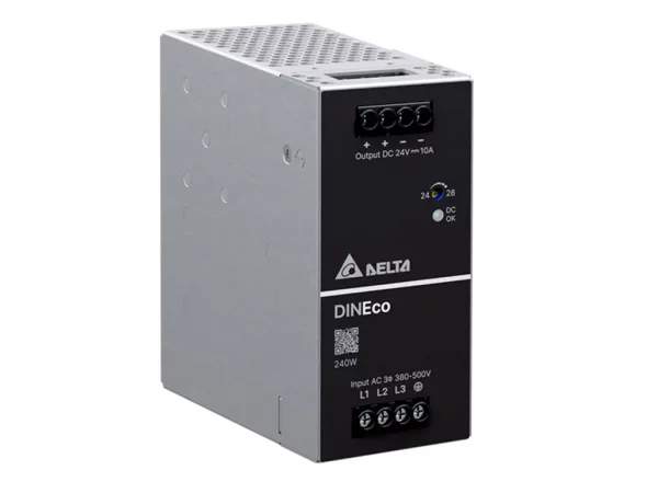 Power supply, 2,3Ph, 240W, DIN Rail, AC/DC, 24 Vdc, 10 A