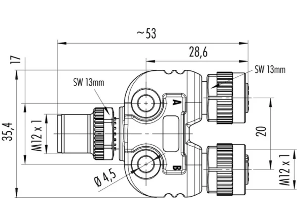 Twin distributor
