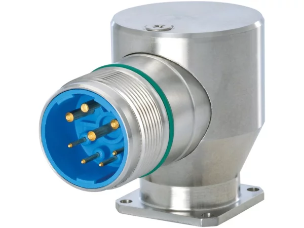 Right Angle Panel Connector, Male Thread