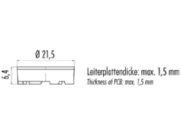 Distance shell for panel mount connectors