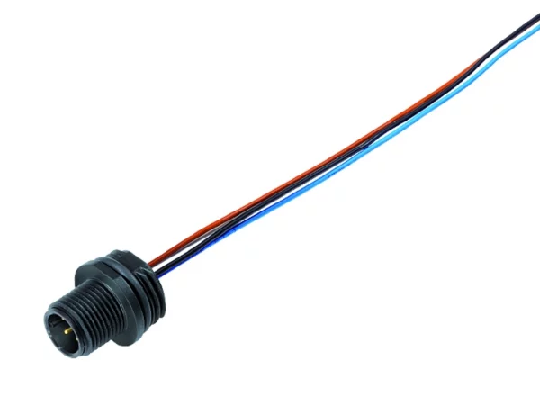 Male panel mount connector