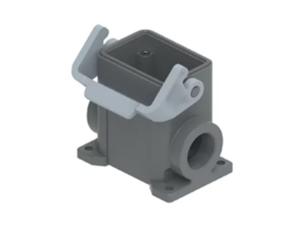 surface mounting housing, high, size 44.27, T-TYPE plastic, 1 lever, 1xM32 side