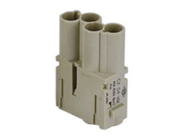 male insert, MIXO, 1MU, 4p, crimp, 40A, 830V