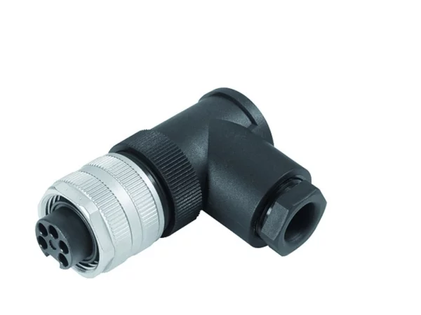 Female angled connector