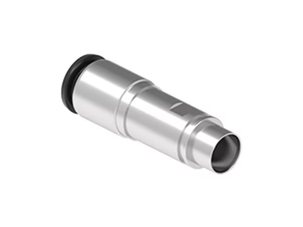 female contact, pneumatic, 10mm external, straight, quick-fitting, without shut-off valve
