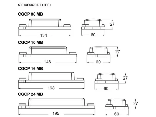 protection cover, size 77.27, plastic, for hood IP68