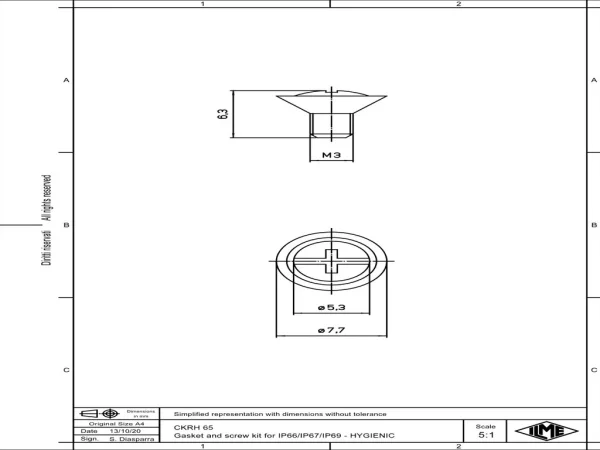 sealing kit, IP66, IP67, IP69, for housing CKH/MKH size 21.21
