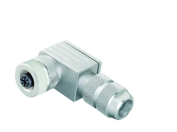 Female angled connector