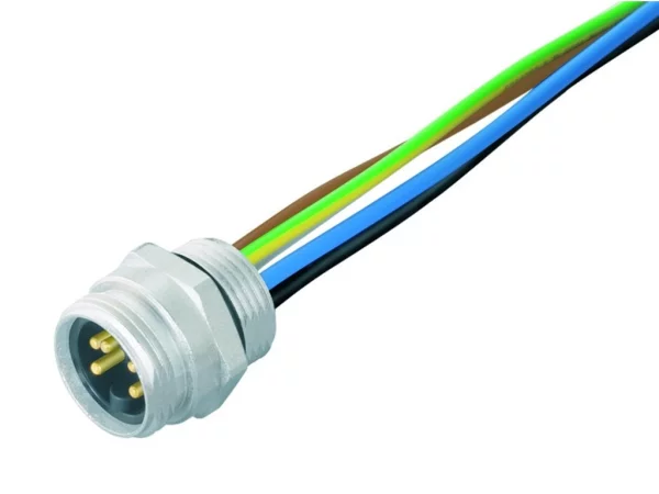 Male panel mount connector