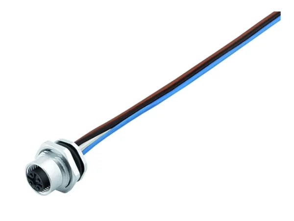 Female panel mount connector