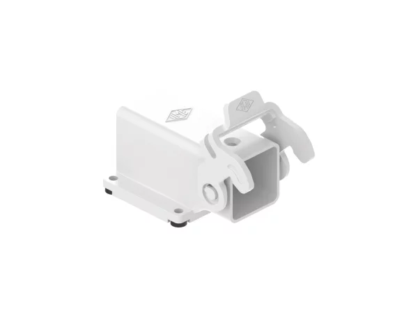 bulkhead mounting housing, angled, size 21.21, CK plastic, 1 lever