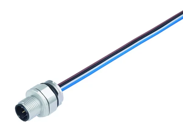 Male panel mount connector