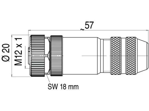 Female cable connector