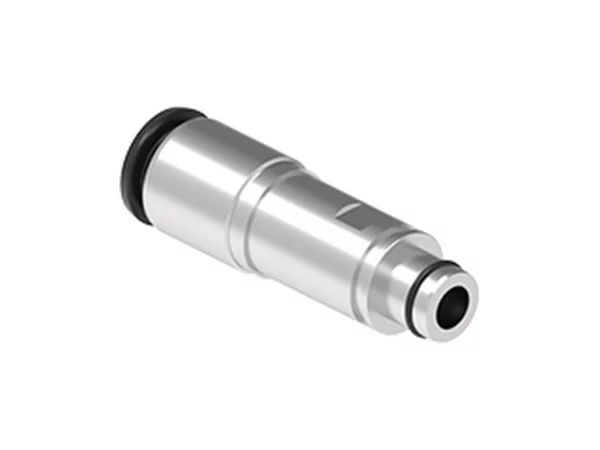 male contact, pneumatic, 10mm external, straight, quick-fitting, without shut-off valve