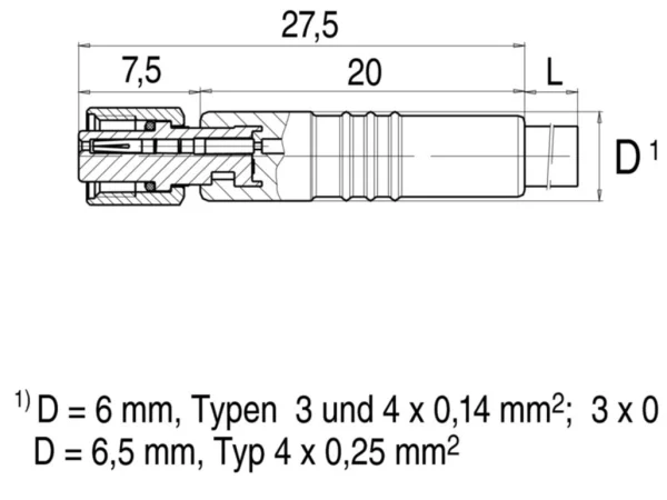 Female cable connector