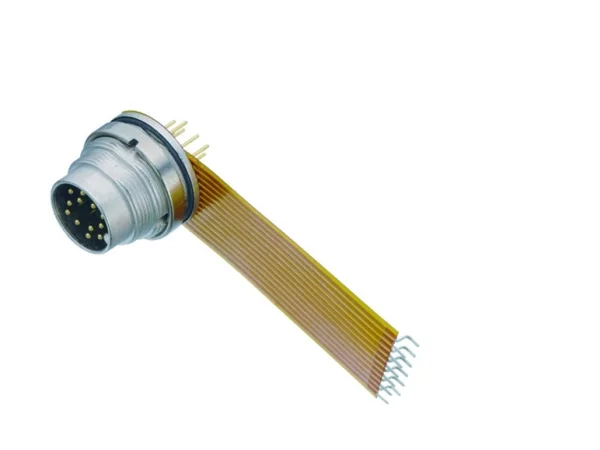 Male panel mount connector