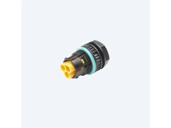 Mini plug connector panel-mounted