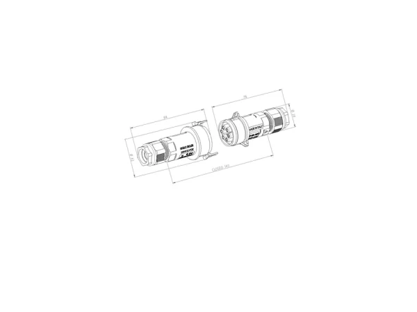 Insert plug connector
