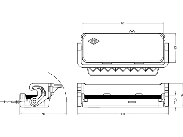 cover, size 104.27, with loop