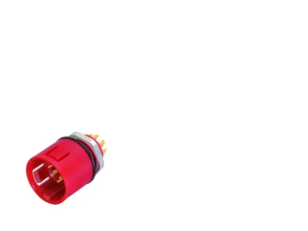 Male panel mount connector