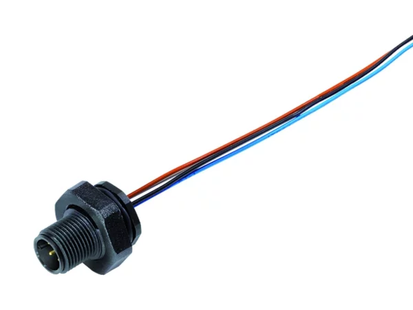 Male panel mount connector