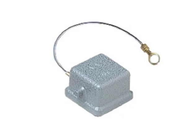 protection cover, size 21.21, zinc, 2 pegs, gasket, eyelet