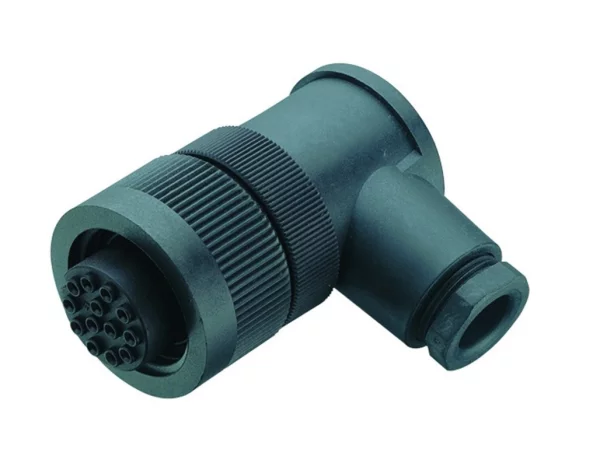 Female angled connector