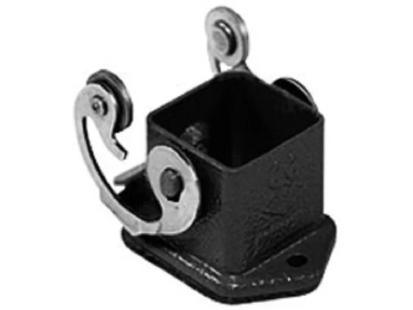 bulkhead mounting housing, size 21.21, W-TYPE zinc, 1 lever stainless steel