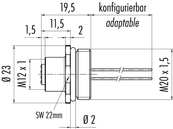 Female receptacle